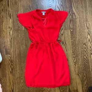 RED H&M DRESS/ SIZE 4